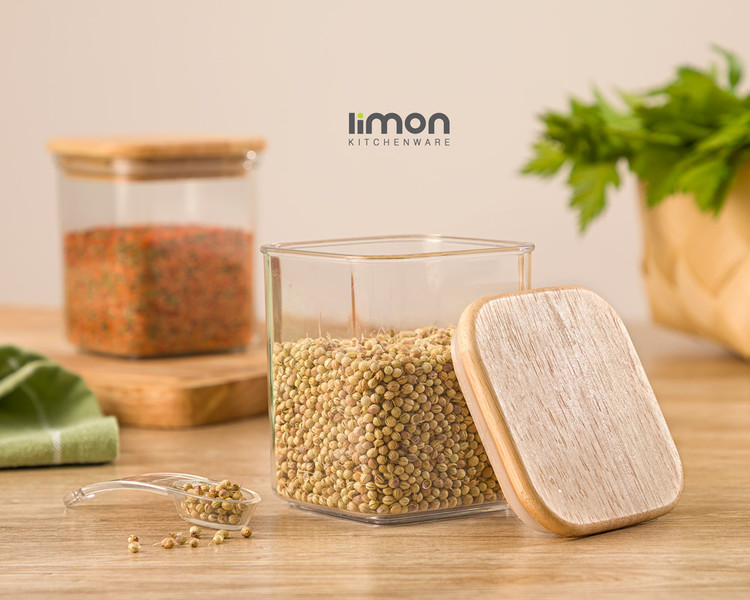 بانکه ادویه سارینا درب چوبی لیمون